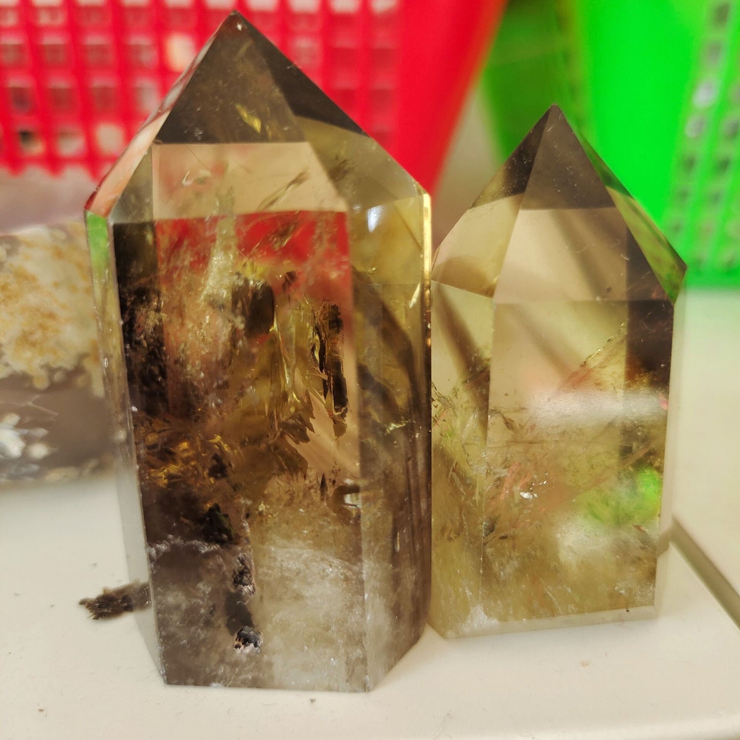 Natural Citrine Crystal Prism
