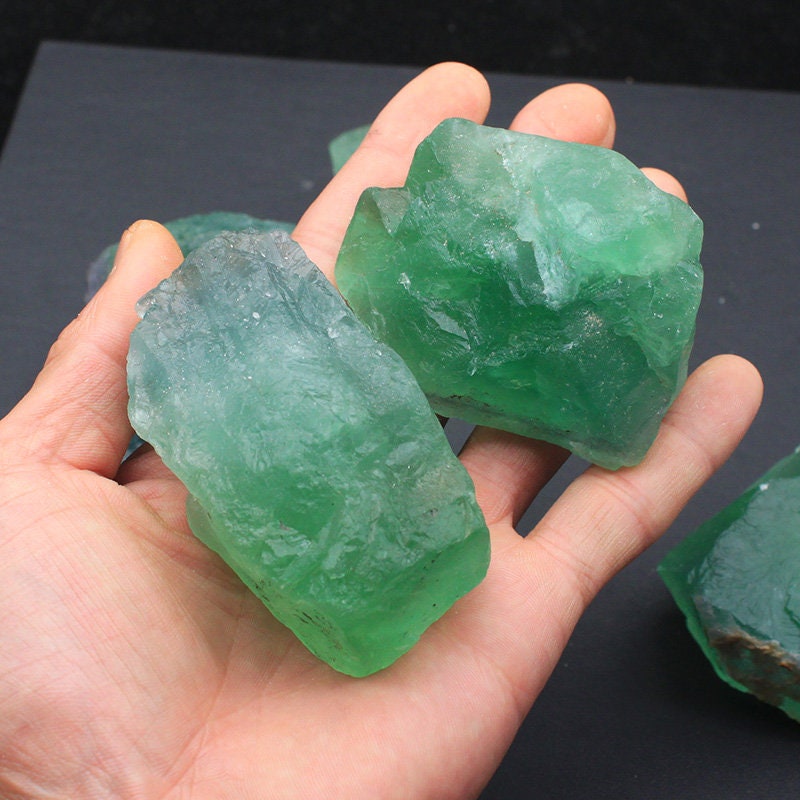 Natural Brazilian Green Fluorite Crystal