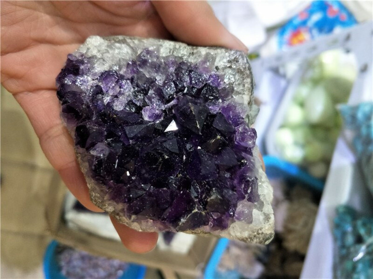 Natural Raw Amethyst Crystal Fragment