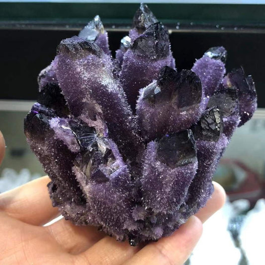 Natural Amethyst Crystal Cluster Healing Stone