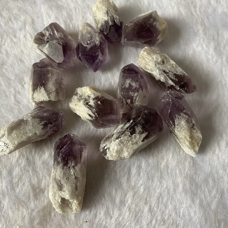 1000g Natural Brazil Amethyst Scepter Quartz Crystal Energy Wand for Reiki Healing and Home Decor