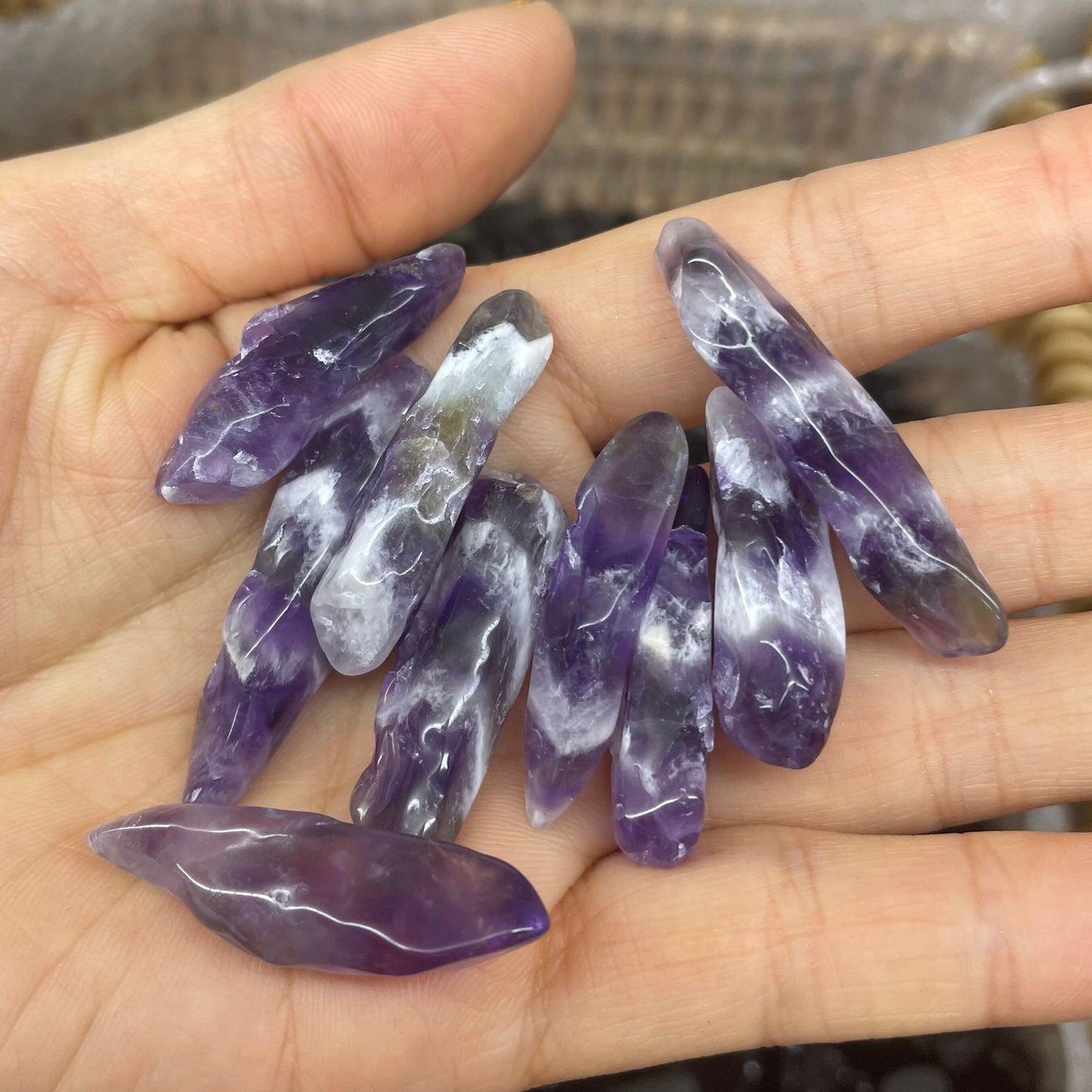 Natural Amethyst Quartz Crystal Cluster - Healing Stone and Home Decor Collectible