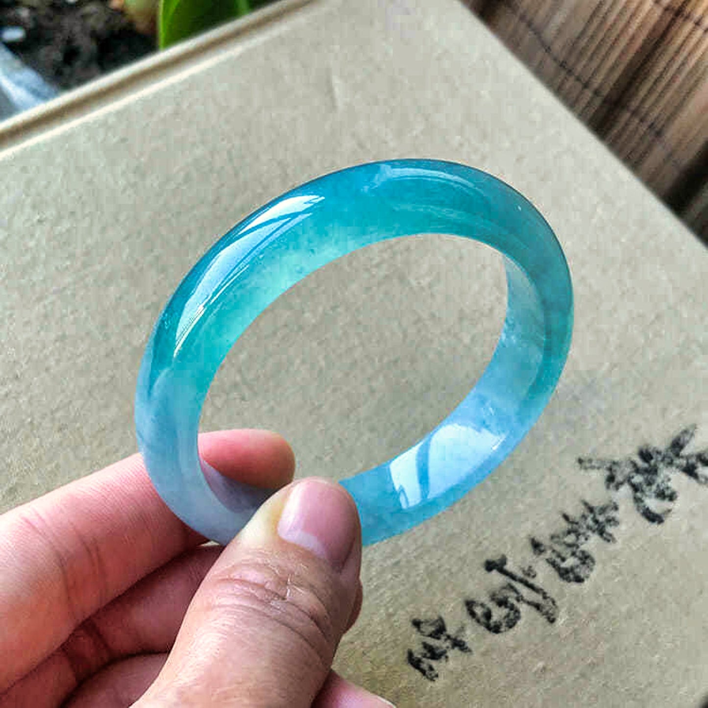 Pure Natural Ice Seed Jade Bangles for Women - Traditional Chinese Craftsmanship Bracelet Crystal Crystals Reiki Healing Protection