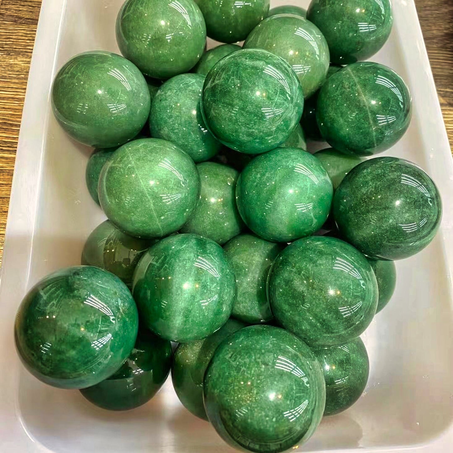 Natural Green Dongling Jade Hand-polished Ball Crystal Reiki Crystal Ball Wind Water Spirit Chakra Energy Meditation 1pcs 70mm